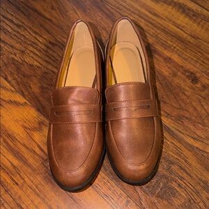 Brown Leather Loafers